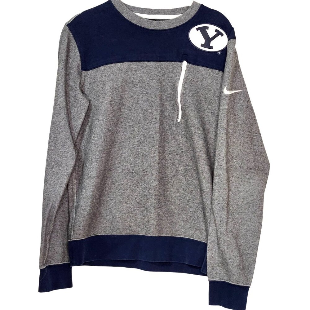 Mens Nike BY5 crew neck long sleeve pocketed pullover sweatshirt size S